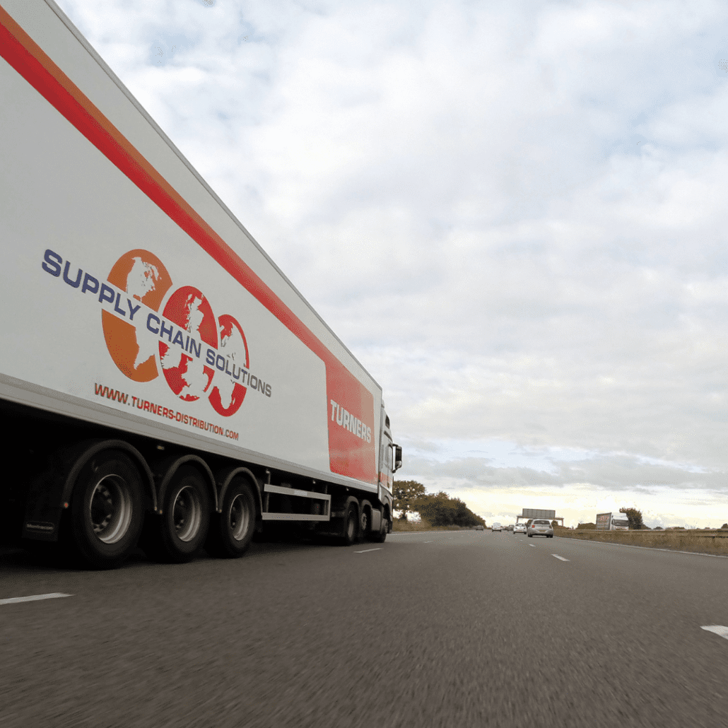 truck on a highway