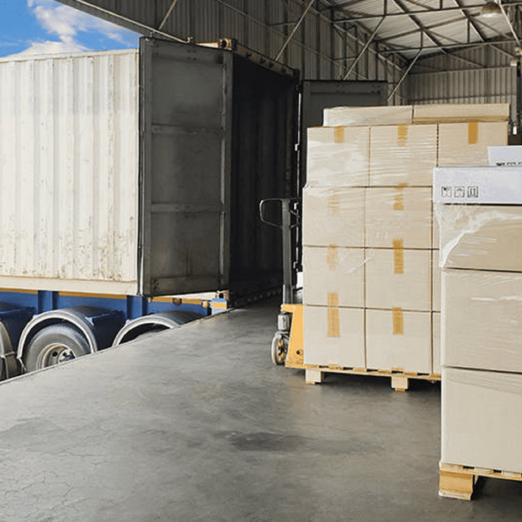 cargo loading truck